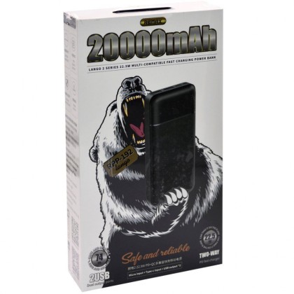 Powerbank REMAX RPP-192 20000mAh 2USB 22.5W черный