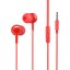 Наушники с микрофоном Hoco M14 Natural Sound 1.2м красные