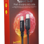 Usb Кабель-зарядка Type-C на Lightning Hoco X14 Double 3A 20W 3м/9.8ft в тканевой оплетке черный