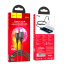 Usb Кабель-зарядка Type-C на Lightning Hoco X14 Double 3A 20W 3м/9.8ft в тканевой оплетке черный