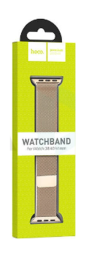 Сменный ремешок для Apple Watch 42/44/45мм Hoco WA03 золотой