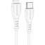 Usb Кабель-зарядка Type-C на Lightning Borofone BX51 Durable 12W 1м силиконовый белый
