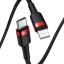 Кабель-зарядка Type-C на Lightning Baseus Cafule 18W 1м CATLKLF-91 красно-черный
