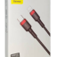 Кабель-зарядка Type-C на Lightning Baseus Cafule 18W 1м CATLKLF-91 красно-черный