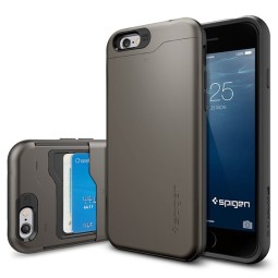Чехол Spigen для i-Phone 6 Plus Slim Armor CS SGP10910 стальной