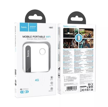 Мобильный роутер Hoco HI 41 4G WiFi6 белый