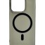 Накладка для i-Phone 15 Pro Keephone X-Crystal Magsafe черный прозрачный