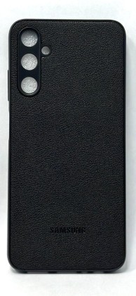 Накладка для Samsung Galaxy A05S силикон под кожу черная