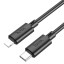Usb Кабель-зарядка Type-C на Lightning Hoco X88 3A 20W 1м черный