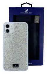Накладка для i-Phone 11 6.1" Swarovski белый