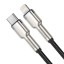 Baseus Cafule Series Metal Data Cable Type-C to iP PD 20W 25см (CATLJK-01) черный
