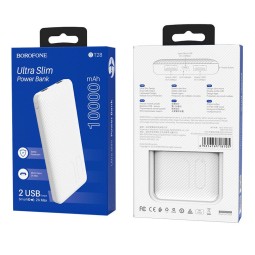 Powerbank Borofone BT28 10000mAh 2A 2USB белый