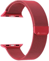 Сменный браслет для Apple Watch 42-44mm Milano алый