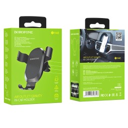 Держатель в автомобиль в воздуховод Borofone Air Outlet BH48 черный