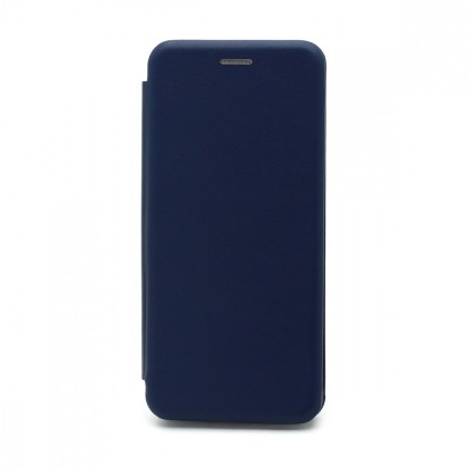 Чехол-книжка Samsung Galaxy A24 Fashion Case кожаная боковая темно-синяя