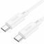 Usb Кабель-зарядка Type-C на Type-C Hoco X88 3.0A  60W 1M белый