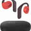 Наушники беспроводные Bluetooth Haylou OW01 Purfree красно-черные