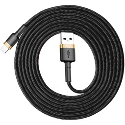 Usb Кабель-зарядка Lightning Baseus Cafule 2м CALKLF-CV1 черно-золотистый