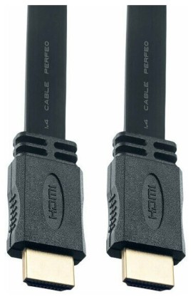Кабель HDMI - HDMI v1.4 Perfeo (H1302) 2м плоский