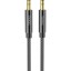 Аудиокабель AUX 3,5mm Hoco 1m с микрофоном UPA19 черный