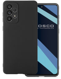 Чехол-накладка для Samsung Galaxy A73 5G силикон матовый чёрный