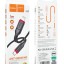 Usb Кабель-зарядка Type-C на Lightning Hoco X59 3A 60W 1м в тканевой оплетке черный