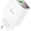 Сетевое зар. устр. Hoco C100A 1USB/1C 20W QC3.0 белое