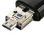 Картридер-конвертер USB 2.0 универсальный USB/OTG/MicroSD/Type C/Micro USB SBR-801-S/100