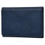 Кожаный чехол-бумажник Leather Wallet с MagSafe для Apple i-Phone синий