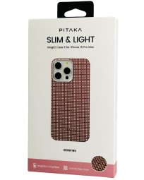 Накладка для i-Phone 15 Pro Max 6.7" Pitaka MagEZ Case 5 (Bonfire) красный