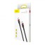 Кабель-зарядка Type-C на Type-C Baseus Cafule series PD2.0 2м (CATKLF-H91) красно-черный