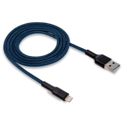 Usb Кабель-зарядка Lightning Walker C575 1м 2.4A синий