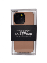 Накладка для i-Phone 14 Pro Max K-Doo Noble кожаная розовая