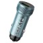 Автомобильное заряд. устр. Hoco Z49B 1USB/1C 38W серое