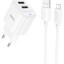 Сетевое зар. устр. Hoco C141A с шнуром Micro 2USB 2.1A белое