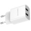 Сетевое зар. устр. Borofone BA53A 2USB 2.1A белое