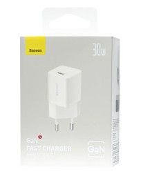 Сетевое зар. устр. Baseus GaN5 Fast Charger (mini) 1C 30W CCGN070502 белое