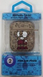 Силиконовый светящийся в темноте чехол для AirPods 1/2 Luxo Kaws рисунок №18