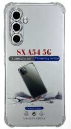 Чехол-накладка силикон 1.5мм Samsung Galaxy A55 5G прозрачный противоударный