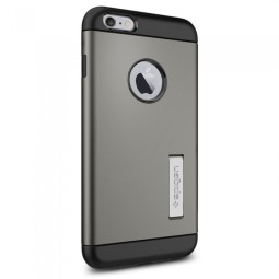 Чехол Spigen для i-Phone 6 Plus Slim Armor Series SGP10905 стальной