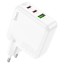 Сетевое зар. устр. Hoco C115A 1USB/2C 65W белое