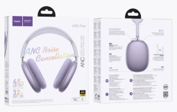 Стереонаушники Bluetooth полноразмерные Hoco W65 Plus ANC фиолетовые