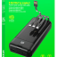 Powerbank Borofone BJ20A 20000mAh 2USB/1C с проводом Type-C/Micro/Lightning черный