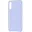 Накладка для Samsung Galaxy A02 Silicone cover без логотипа розовая