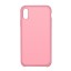 Накладка для Samsung Galaxy A02 Silicone cover без логотипа розовая