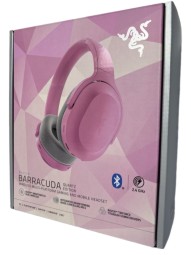 Стереонаушники Bluetooth полноразмерные игровые Razer  Barracuda розовый