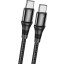 Usb Кабель-зарядка Type-C на Type-C Hoco X50 5A 100W 2м черный