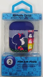 Силиконовый светящийся в темноте чехол для AirPods 1/2 Luxo Kaws рисунок №19