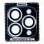 Защитное стекло для задней камеры Supglass XC-34 iPh 13Pro/13 Pro Max 3pcs