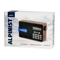 Портативный радиоприемник Perfeo Alpinist 3Вт/FM/AUX/USB/MicroSD/1000mAh (PF_D0574) коричневый